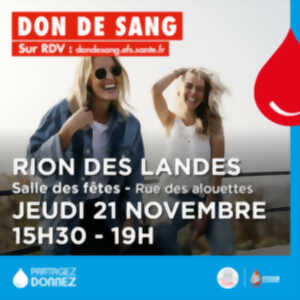 photo Don du sang- Rion des Landes