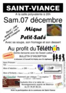 photo Repas Mique petit-salé au profti de Téléthon