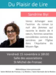 photo Rencontre avec Sandrine Biyi