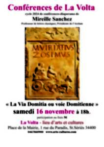 photo CONFÉRENCE DE MIREILLE SANCHEZ   « LA VIA DOMITIA OU VOIE DOMITIENNE »