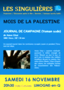 photo Les Singulières - Mois de la Palestine : Journal de Campagne