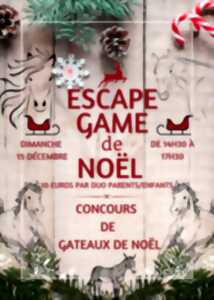 photo Escape Game de Noël et concours de gâteaux