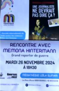 photo Rencontre avec Memona Hintermann