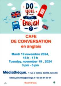 photo CAFÉ DE CONVERSATION EN ANGLAIS