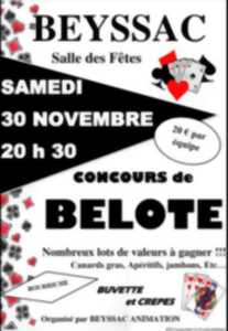 photo Concours de belote à Beyssac