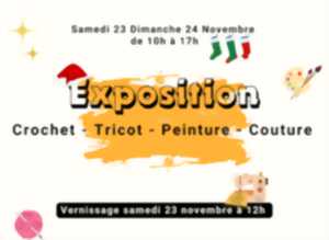 photo Exposition de Crochet - Peinture - Tricot - Couture