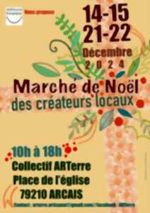 Marché de Noël des créateurs locaux à Arçais