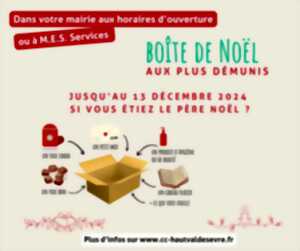 Boîte de Noël aux plus démunis