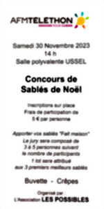 photo Téléthon concours de sablés de Noël