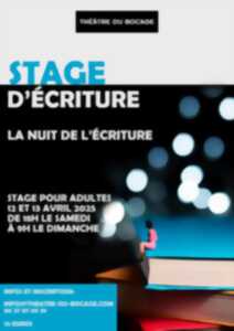 photo Stage d'écriture pour adultes