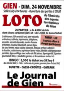 photo Loto Amicale des agents territoriaux de Gien