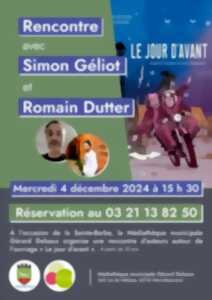 Rencontre avec Simon Géliot et Romain Dutter, auteurs 