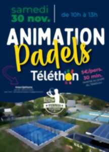 photo Animation Padel - Téléthon