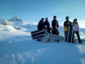 Freeride Airboard à la Pierre Saint-Martin