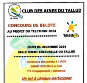 photo Concours de belote au profit du Téléthon