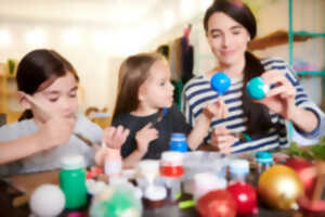 Atelier création de bougeoirs de Noël