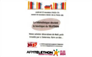 Téléthon : la bibliothèque devient la boutique du Téléthon