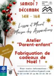 photo Ateliers parents enfants à Lissac-et-Mouret : création de cadeaux de noël