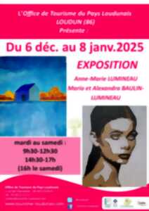 photo Exposition de Anne-Marie LUMINEAU, Mario et Alexandra BAULIN-LUMINEAU