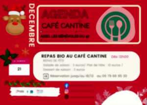 Repas de fête bio au café cantine