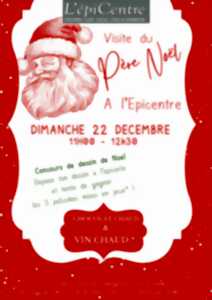 Visite du Père Noël et concours de dessin de Noël