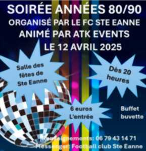 Soirée années 80/90