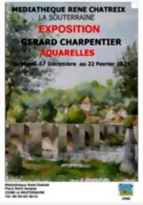 Exposition d'aquarelles de Gérard Charpentier