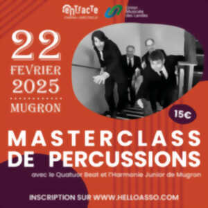 photo Masterclass de percussions avec le Quatuor Beat