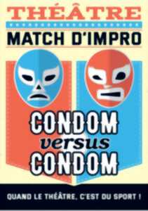 photo Théâtre match Impro Condom versus Condom