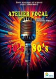 photo Atelier vocal 70's / 80's de l'école de musique de l'Albret