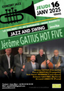 photo Jazz & Swing Biarritz invite Jérôme Gatius Hot Five