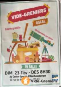 Vide grenier en salle par l'OSCAL