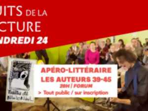 APÉRO-LITTÉRAIRE LES AUTEURS 39-45