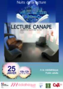 LECTURE CANAPÉ