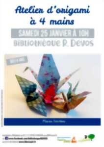 Atelier d'origami à 4 mains