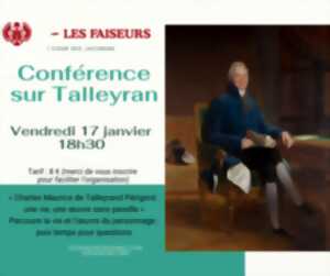 photo LES FAISEURS- Conférence sur Talleyrand