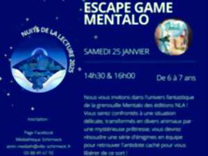 photo Nuits de la lecture : Escape Game