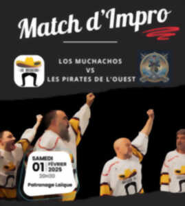 Improvisation théâtrale Los Muchachos VS Pirates de l'Ouest à Niort