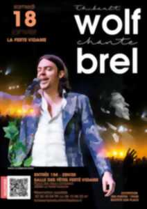 photo Concert Thibault Wolf chante Brel