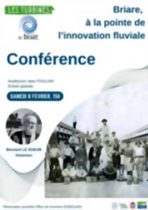 photo Conférence : Briare à la pointe de l'innovation fluviale par Bernard LE SUEUR