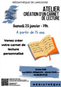 ATELIER CRÉATION D'UN CARNET DE LECTURE