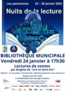 photo NUIT DE LA LECTURE: LECTURES DE CONTES