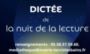 photo Nuits de la Lecture: Dictée