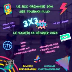 photo Tournoi Basket 90's fluo