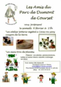 photo Atelier poterie et mini troc plantes