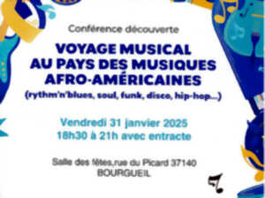 photo Conférence musicale - Voyage musical au pays des musiques Afro-américaines