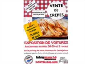 photo Vente de crêpes réalisée par les Vieux Moteurs Gascons.