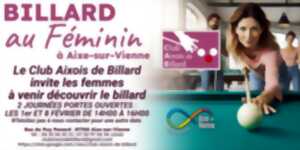 photo Billard au féminin à Aixe-sur-Vienne