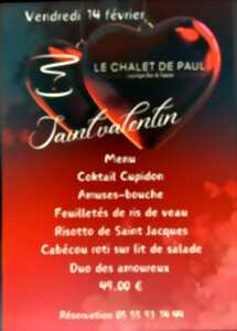 photo Chalet de Paul : Menu de la Saint Valentin