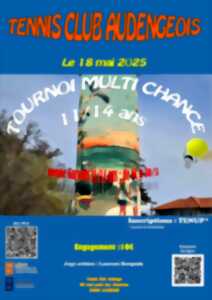 Tournois de tennis : multi chance adolescents